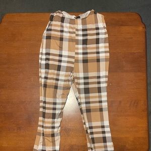 Plaid jumpsuit from Rue 21
